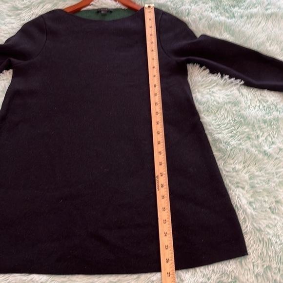 Stella & Dot Black Shirt with Romantic Lace Arms with Cuffs Size XS - Picture 6 of 10